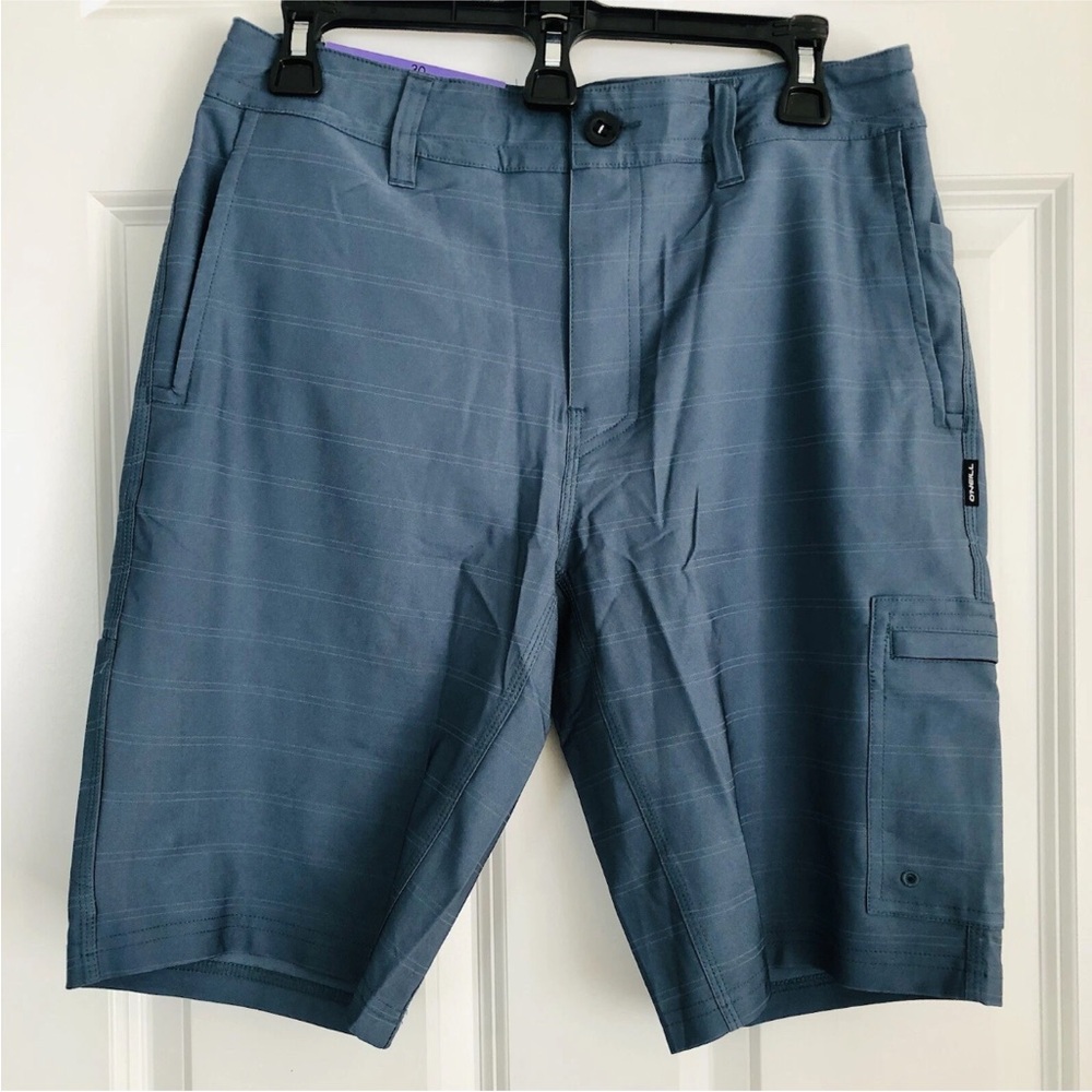 Men's Blue Cargo Shorts